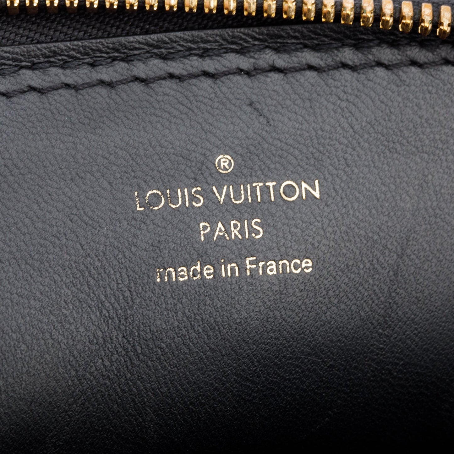 Louis Vuitton White/Black Malletage Leather Alma BB