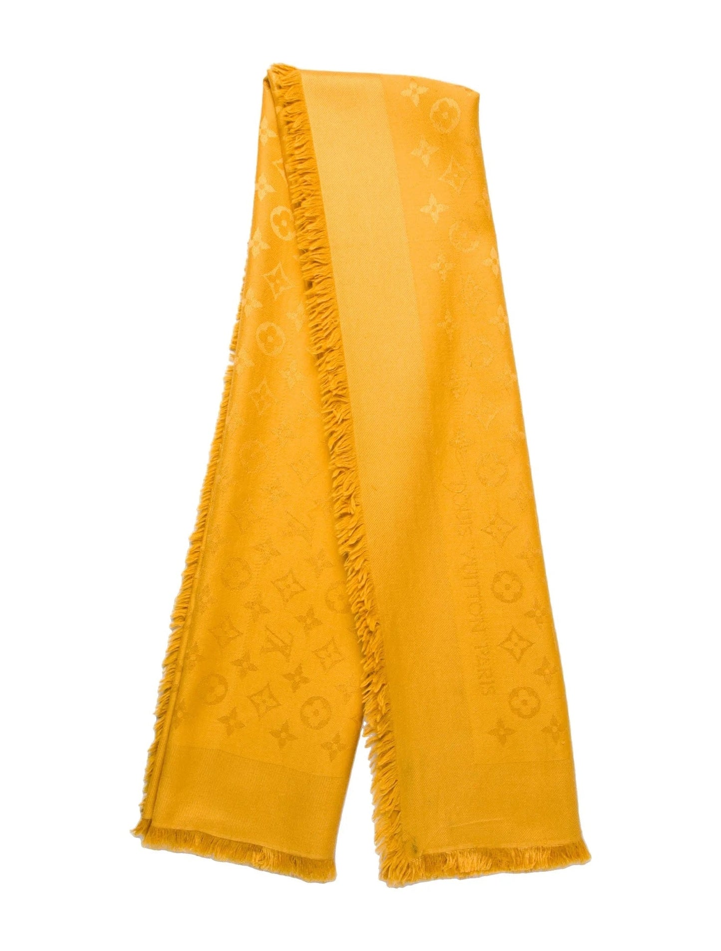 LOUIS VUITTON LV MONOGRAM SILK SHAWL SCARF
