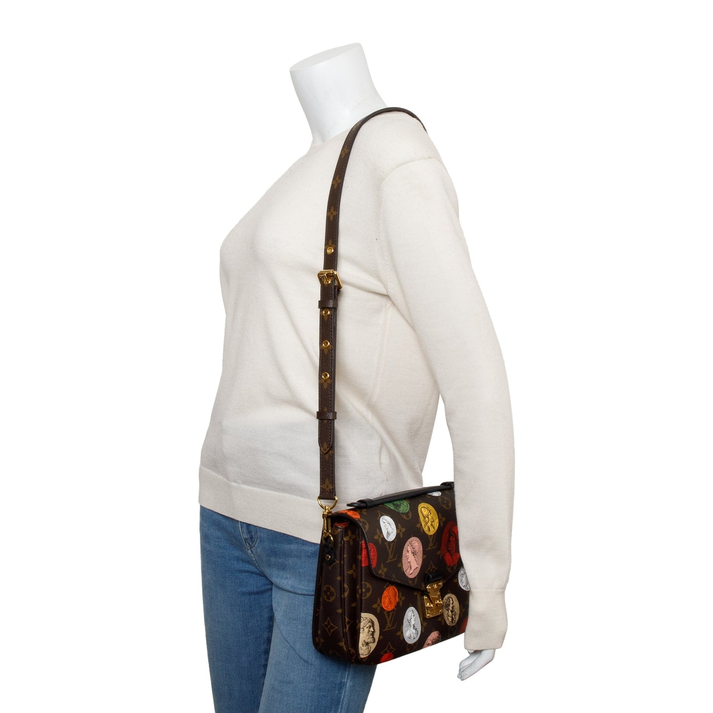 Louis Vuitton X Fornasetti 2022 Monogram Cameo Pochette Metis