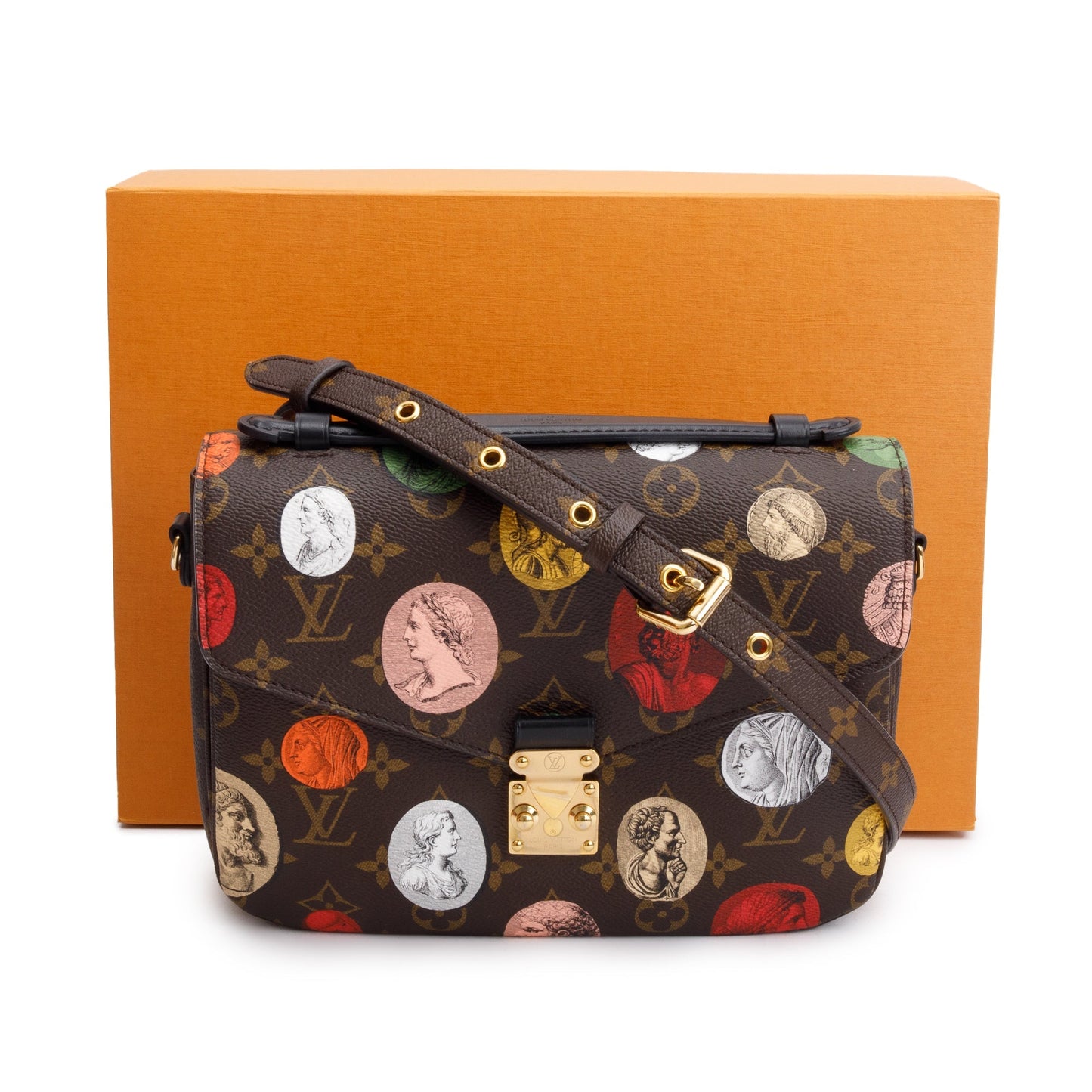 Louis Vuitton X Fornasetti 2022 Monogram Cameo Pochette Metis