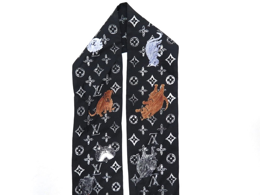 LOUIS VUITTON X GRACE CODDINGTON CATOGRAM SILK BANDEAU