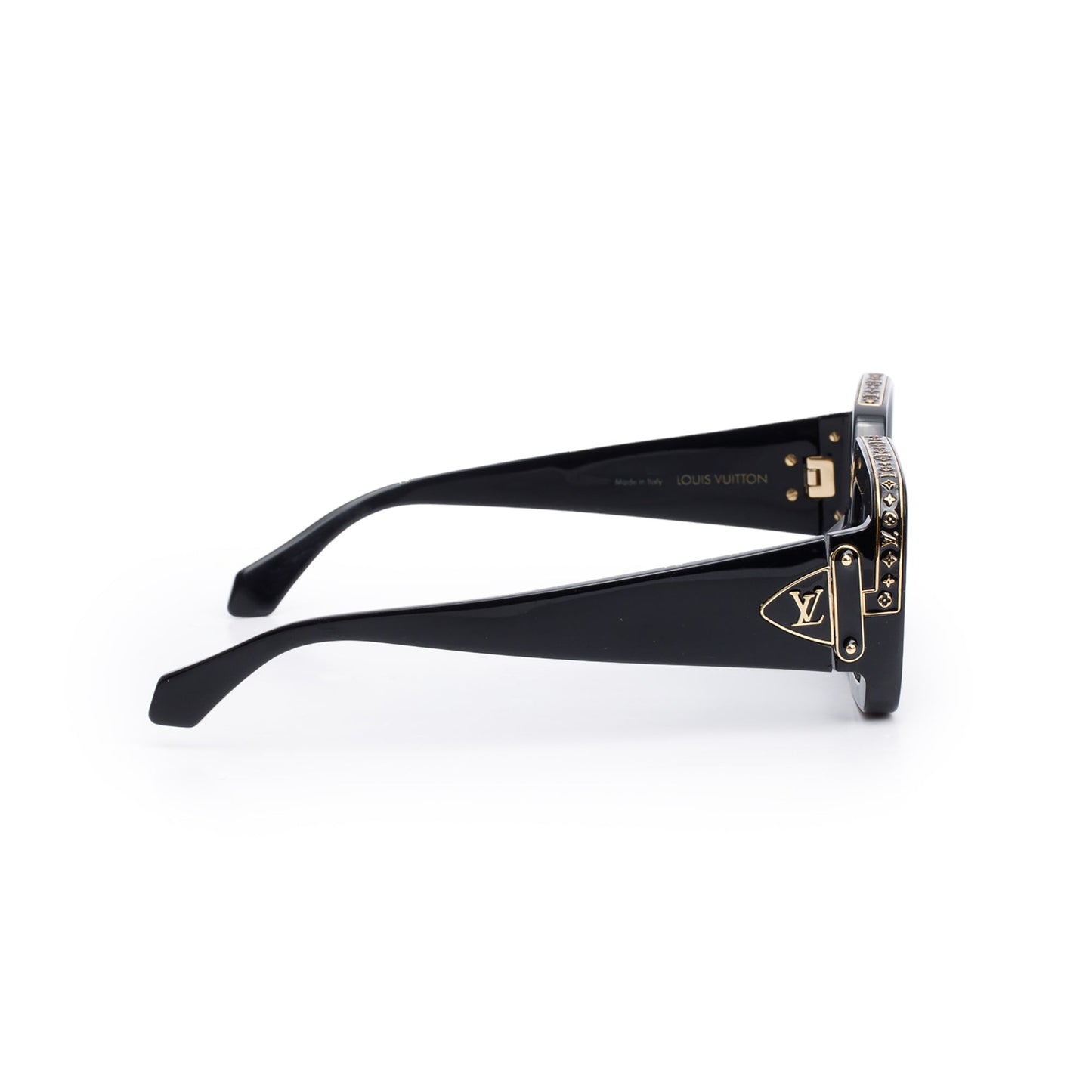 Louis Vuitton X Nigo 2021 Black Acetate 1.1 Zillionaires Sunglasses
