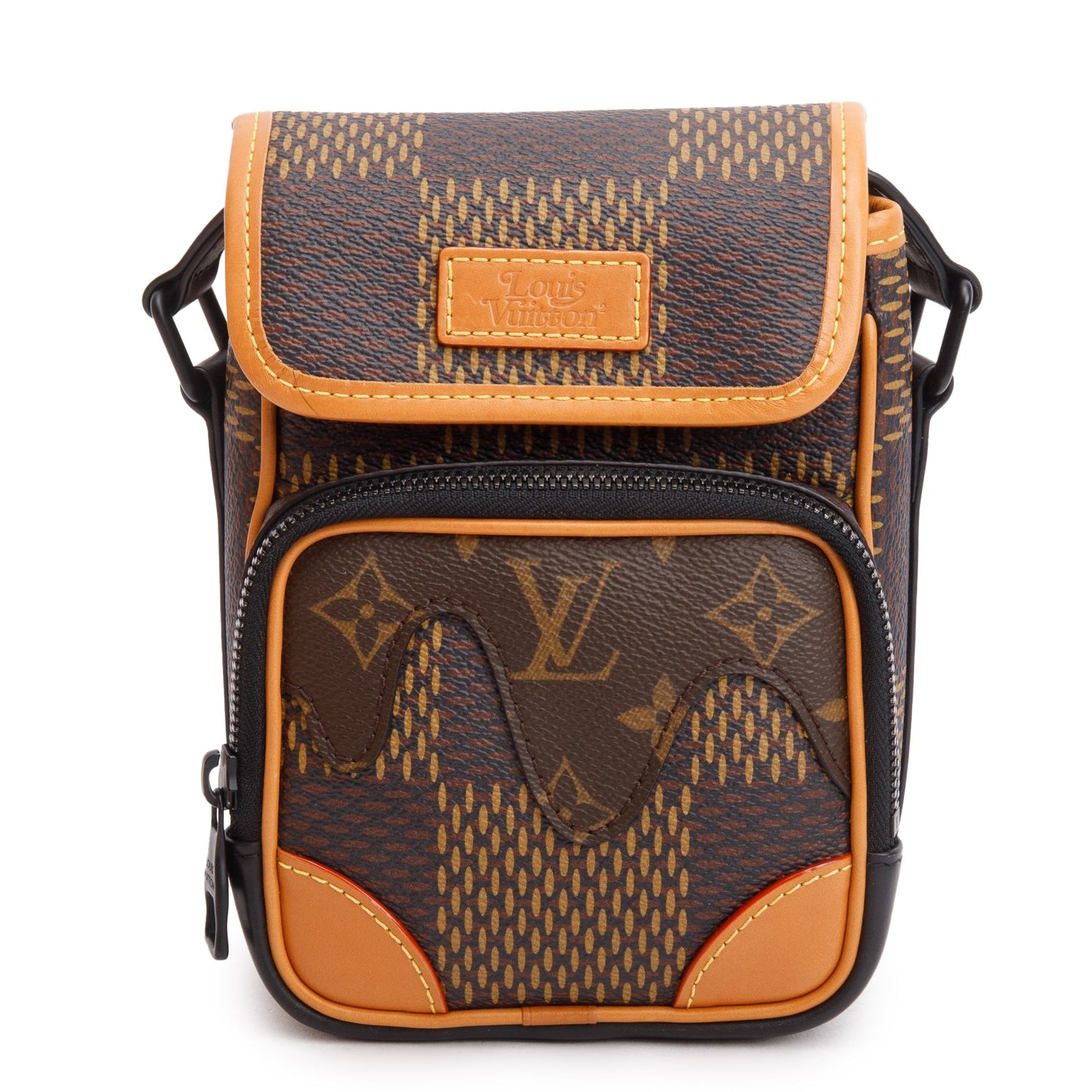 Louis Vuitton X Nigo Giant Damier Ebene Nano Amazone Messenger Bag