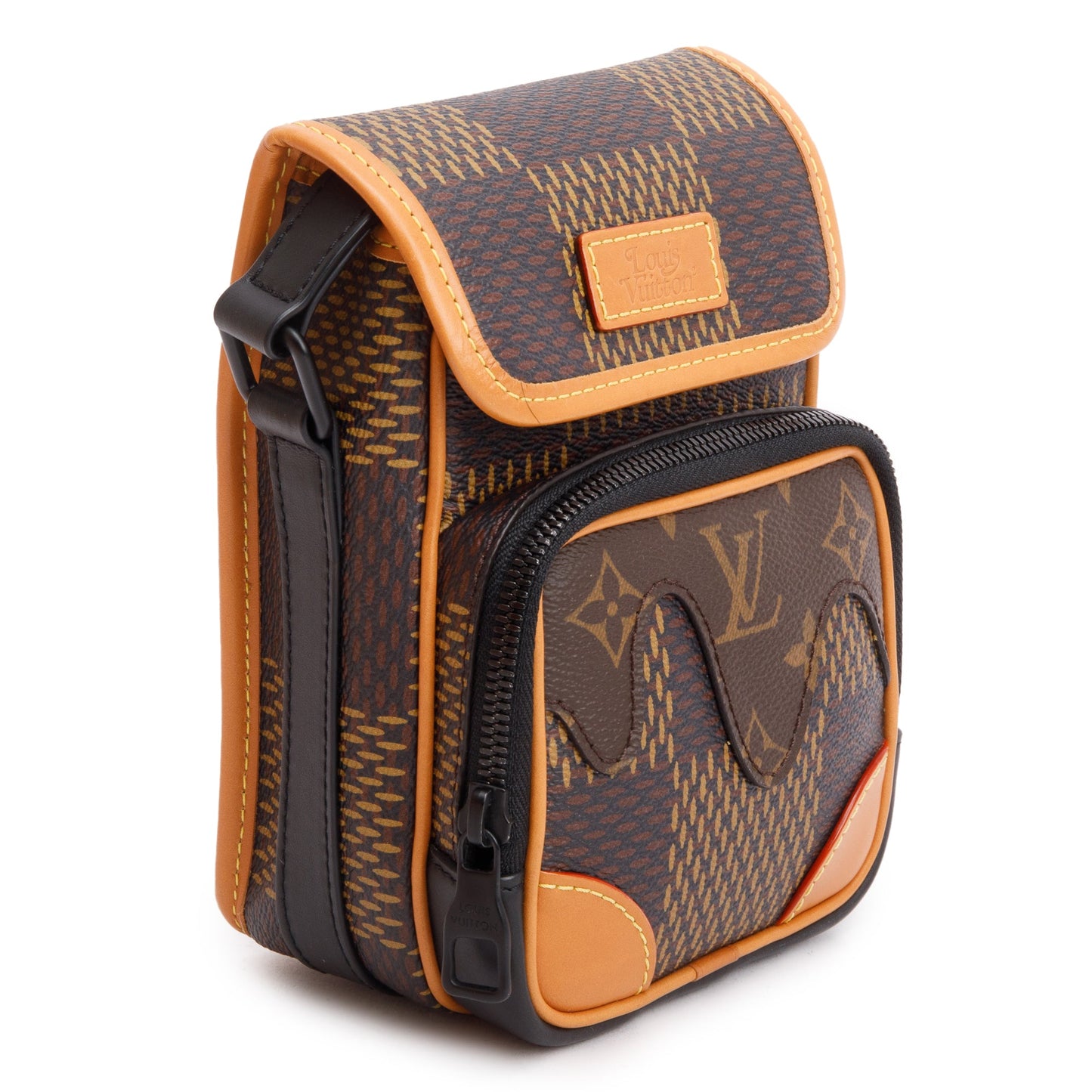 Louis Vuitton X Nigo Giant Damier Ebene Nano Amazone Messenger Bag