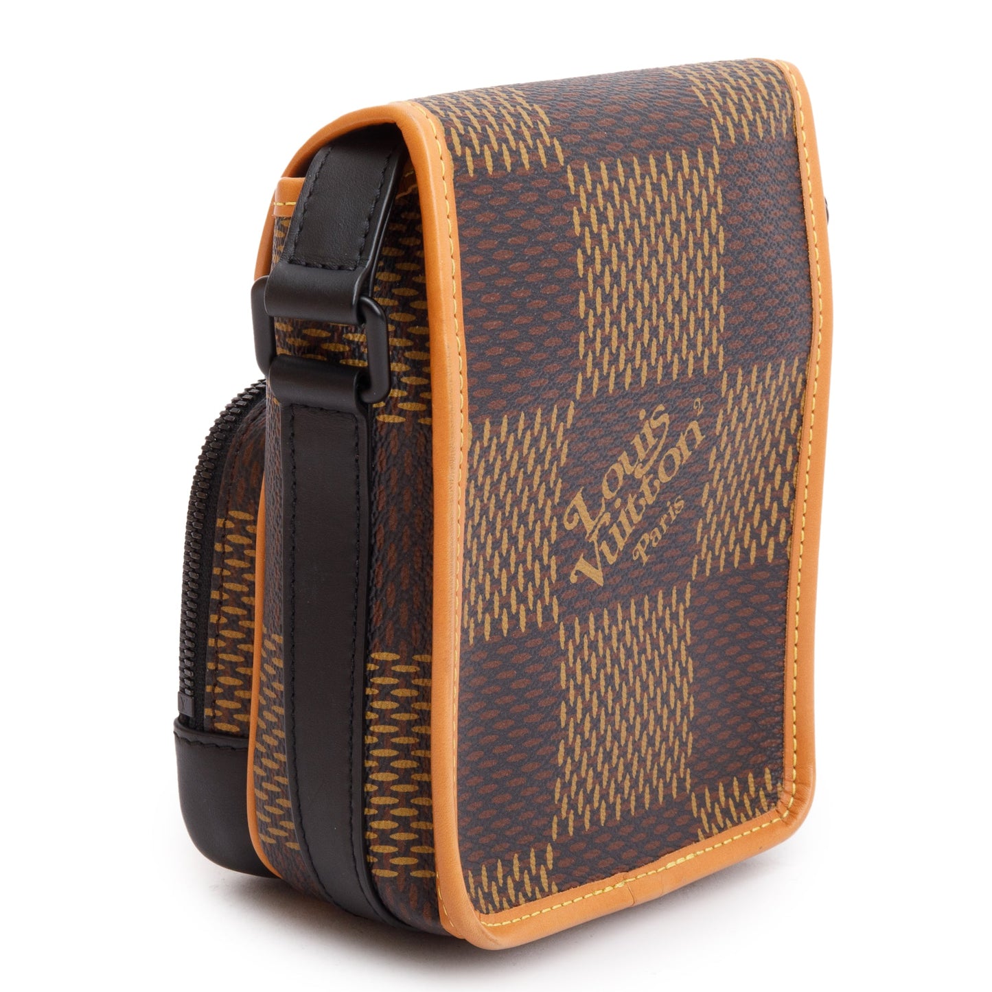 Louis Vuitton X Nigo Giant Damier Ebene Nano Amazone Messenger Bag