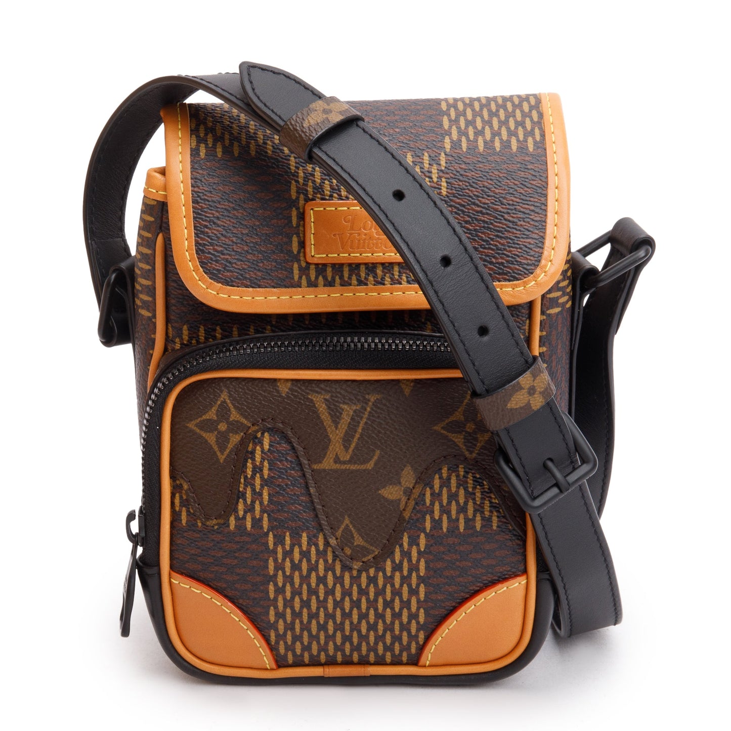 Louis Vuitton X Nigo Giant Damier Ebene Nano Amazone Messenger Bag