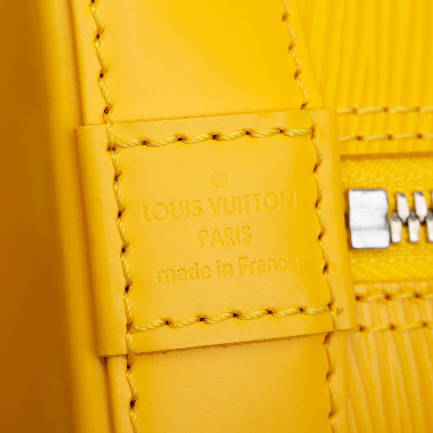 Louis Vuitton Yellow Epi Leather Alma BB