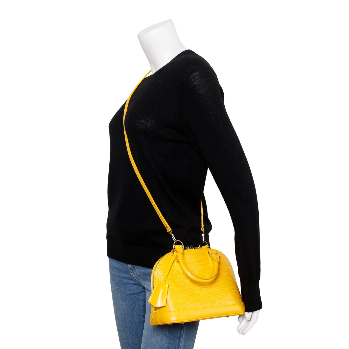 Louis Vuitton Yellow Epi Leather Alma BB