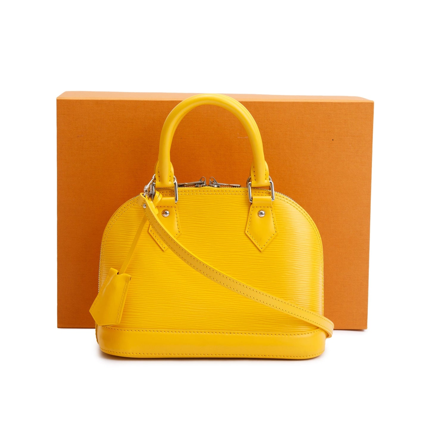 Louis Vuitton Yellow Epi Leather Alma BB
