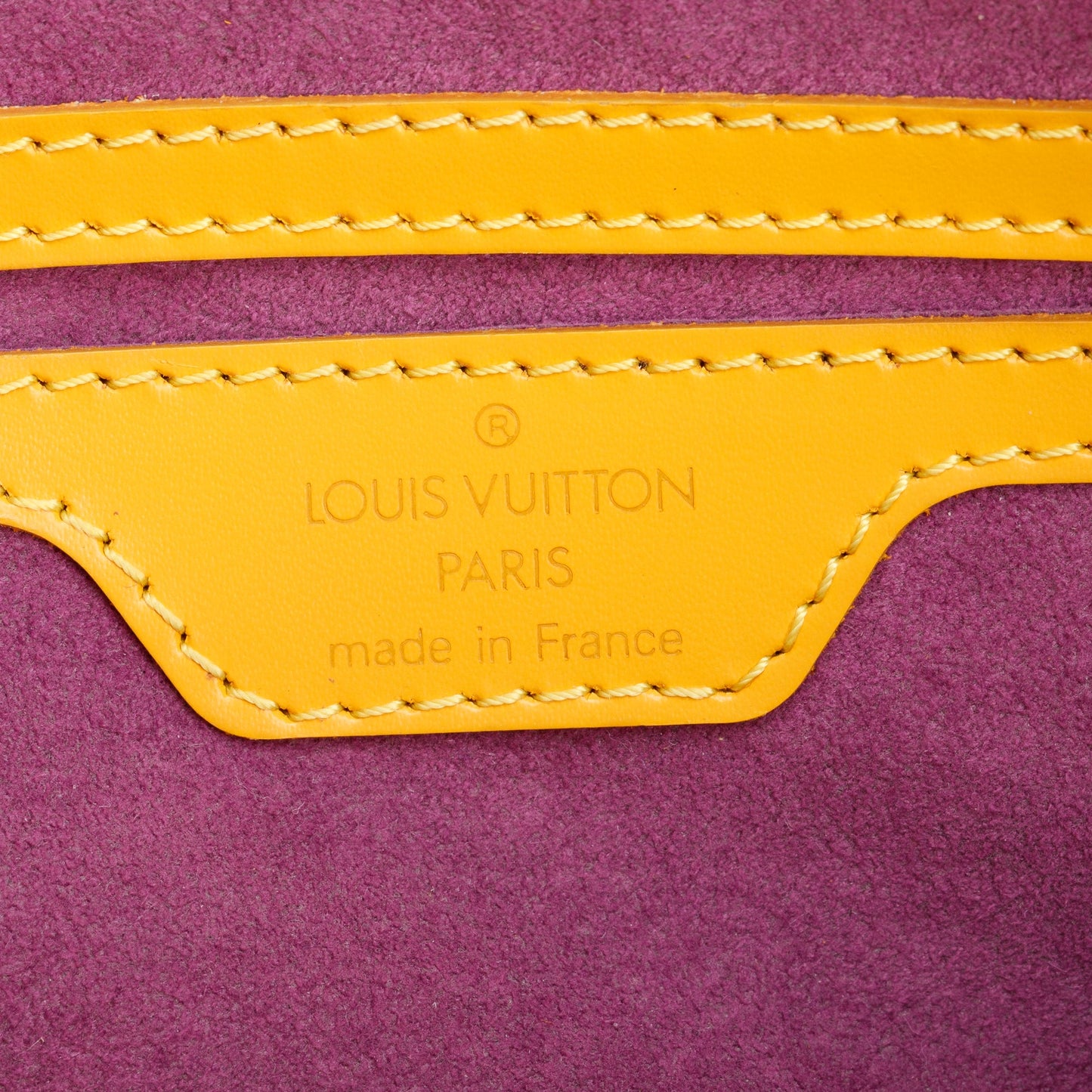 Louis Vuitton Yellow Epi Leather Papillon 30