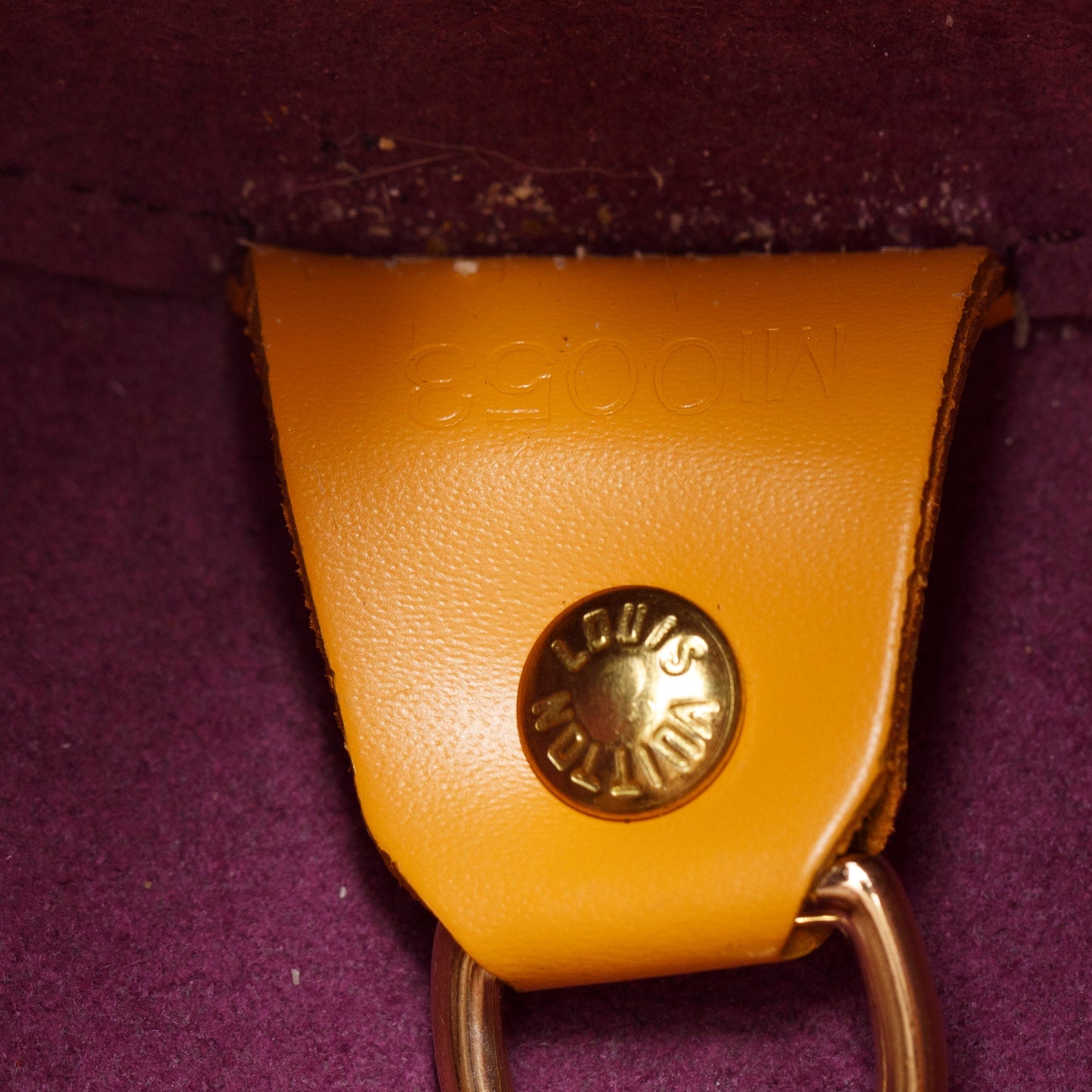 Louis Vuitton Yellow Epi Leather Papillon 30