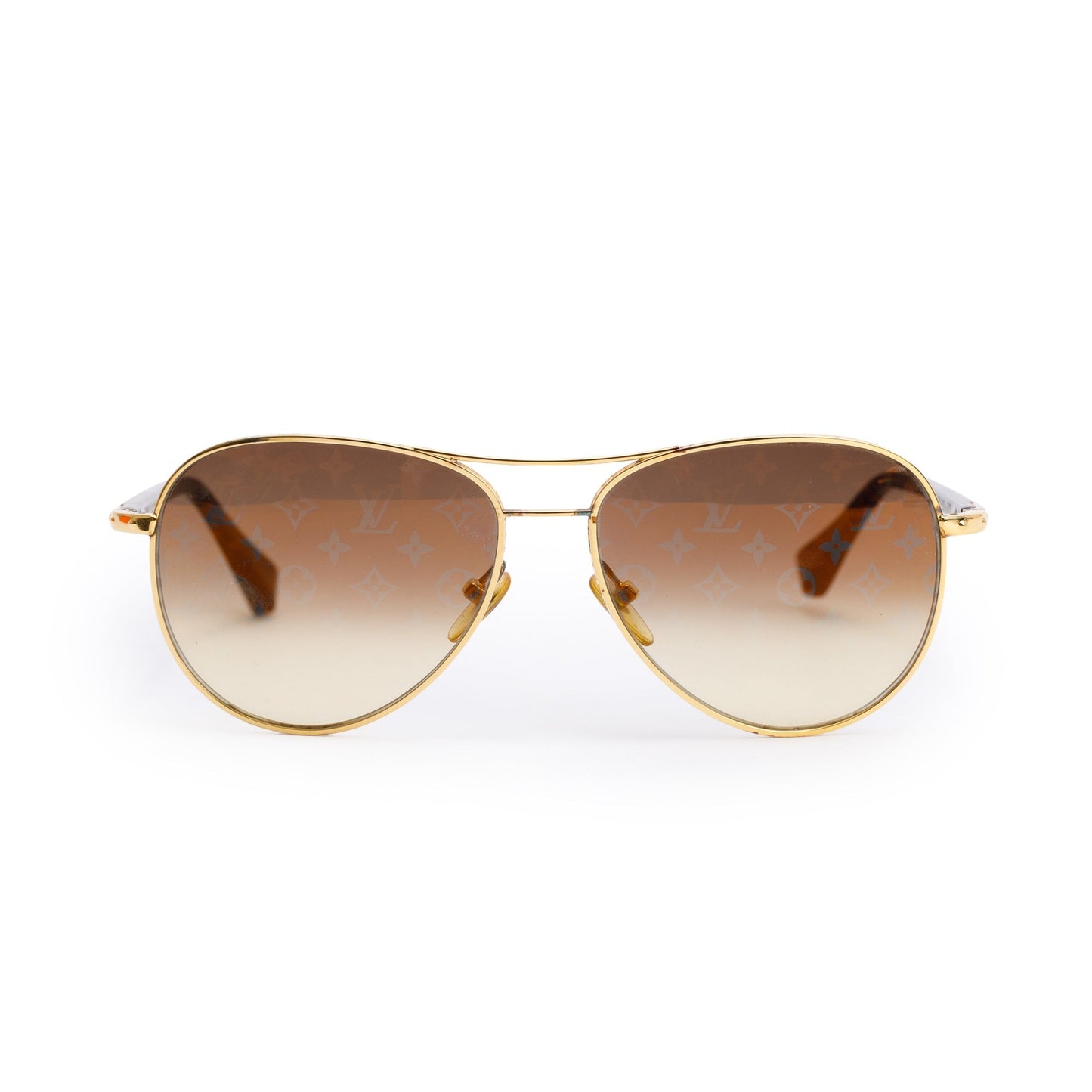 Louis Vuitton Z0164U Havana Acetate Monogram Conspiration Pilot Sunglasses