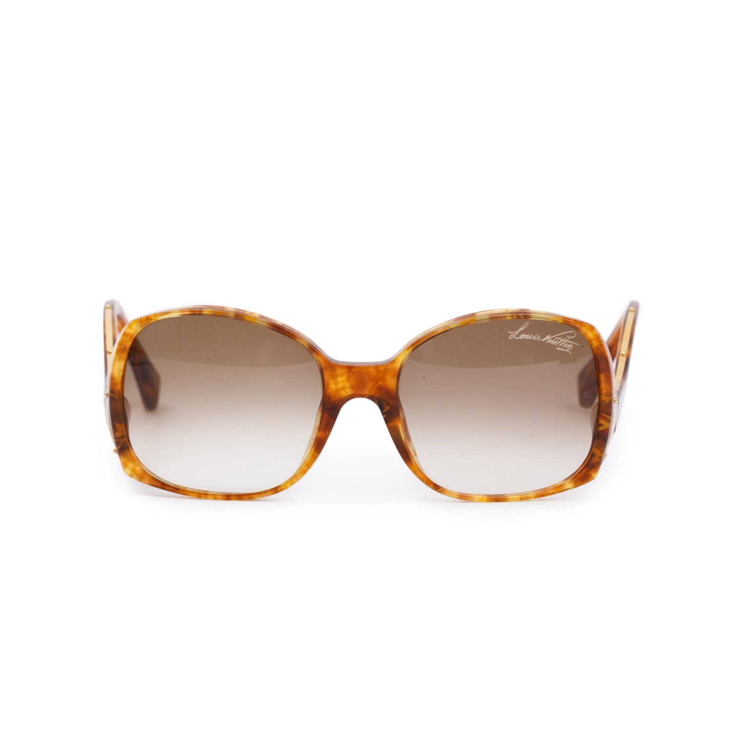 Louis Vuitton Z0205W Brown Havana Monogram Acetate Gina Oversize Sunglasses