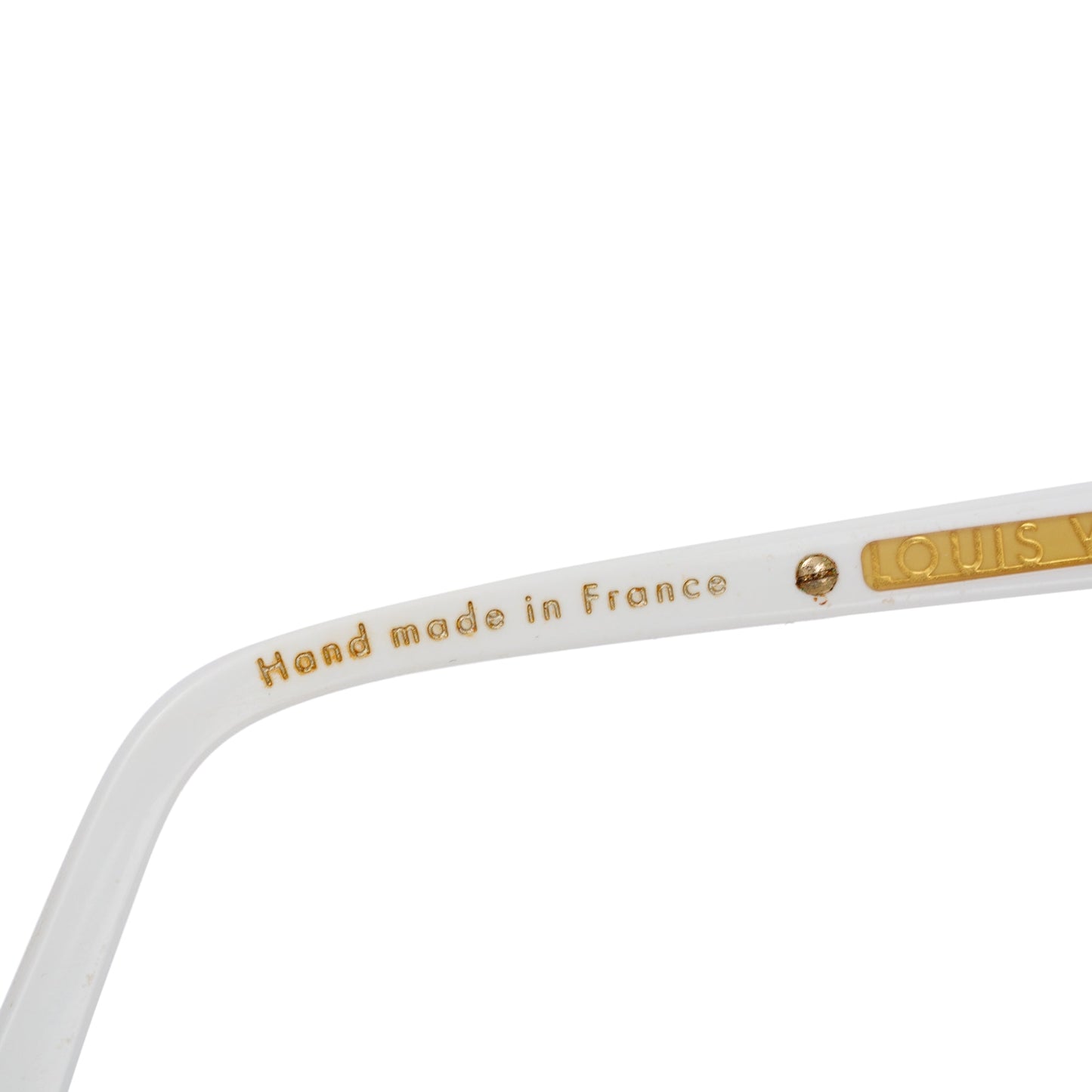 Louis Vuitton Z0240W White Acetate 1.1 Evidence Sunglasses