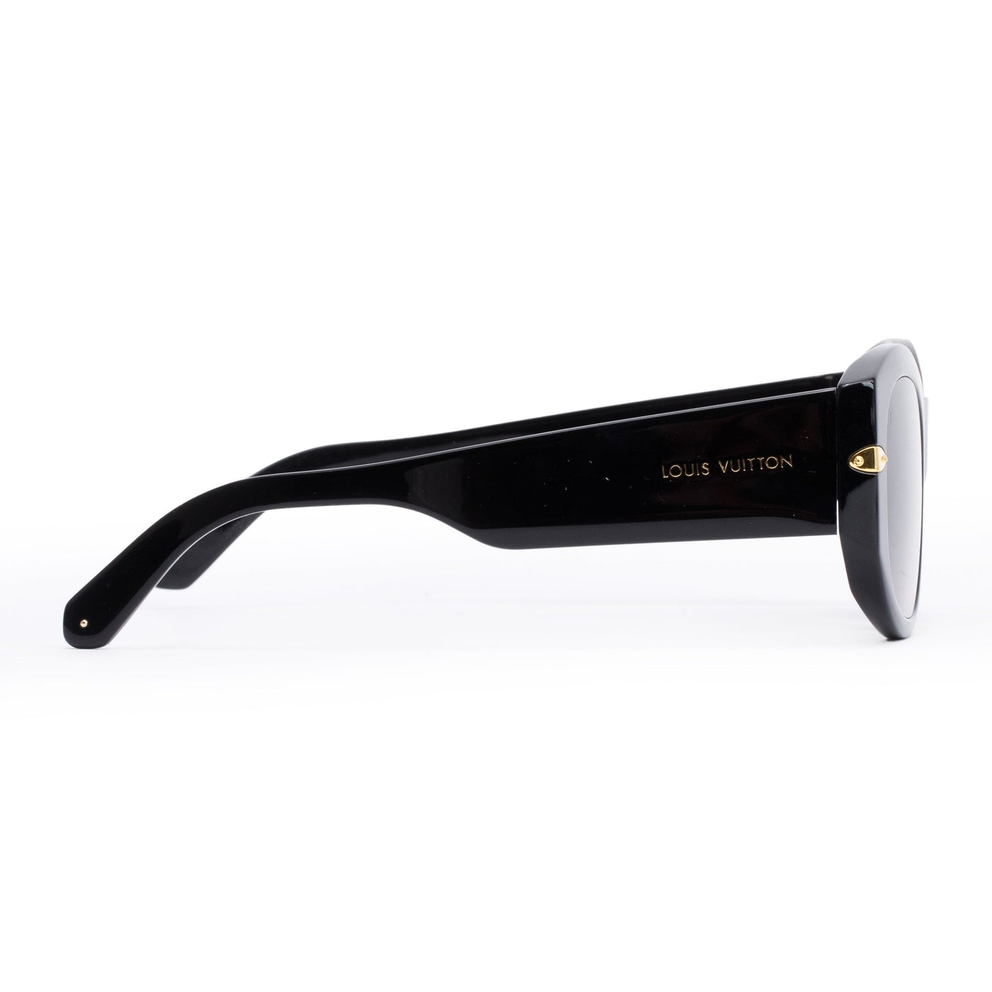 Louis Vuitton Z1291E Black Acetate Round Sunglasses