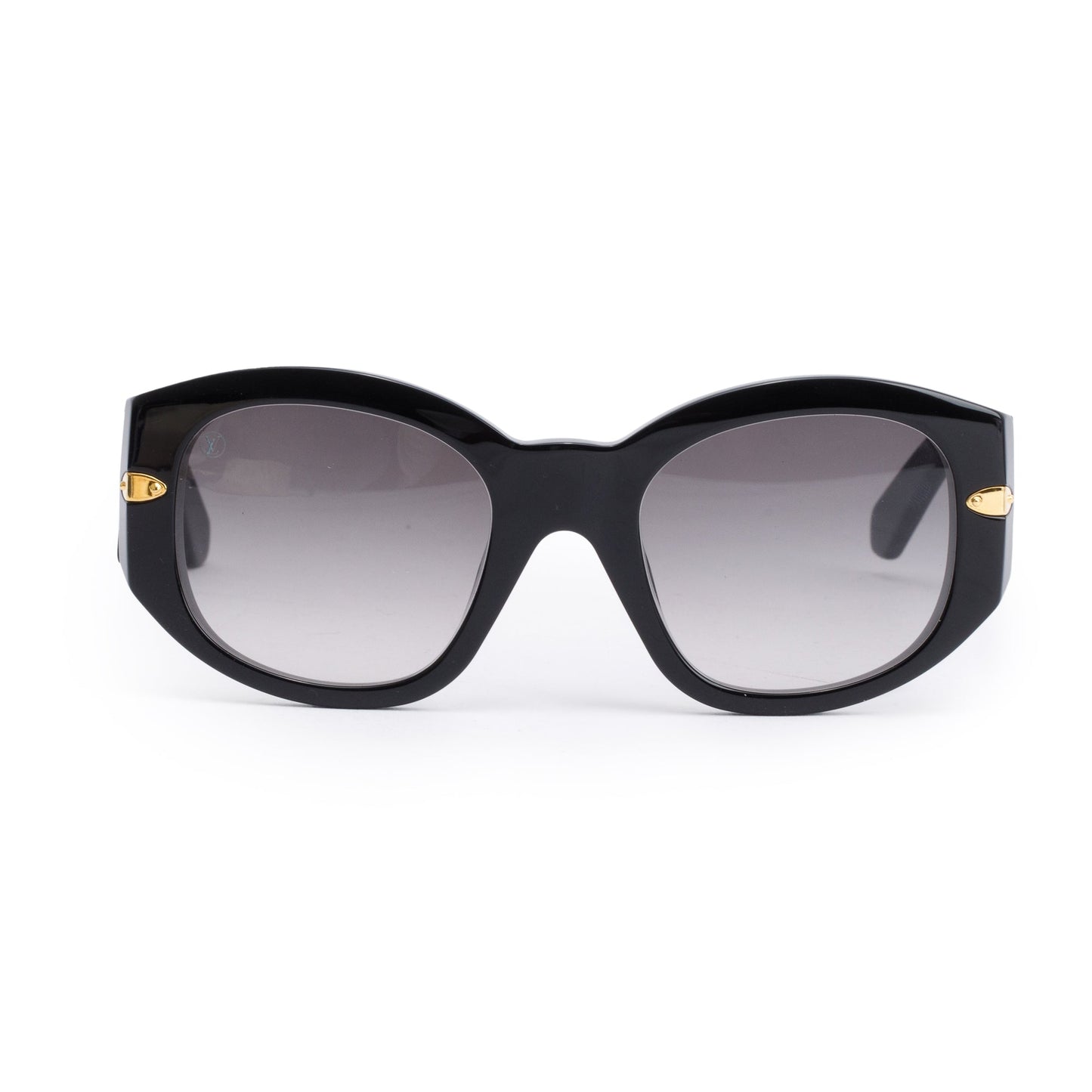 Louis Vuitton Z1291E Black Acetate Round Sunglasses