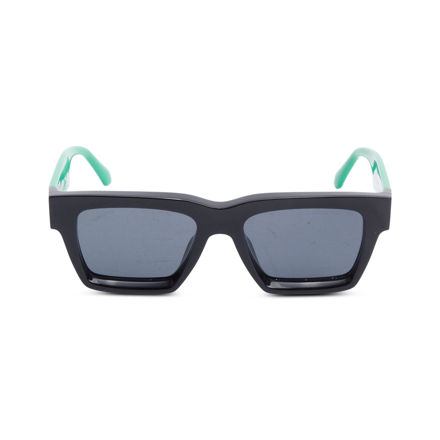Louis Vuitton Z1556E Black/Green Acetate Pop Square Sunglasses