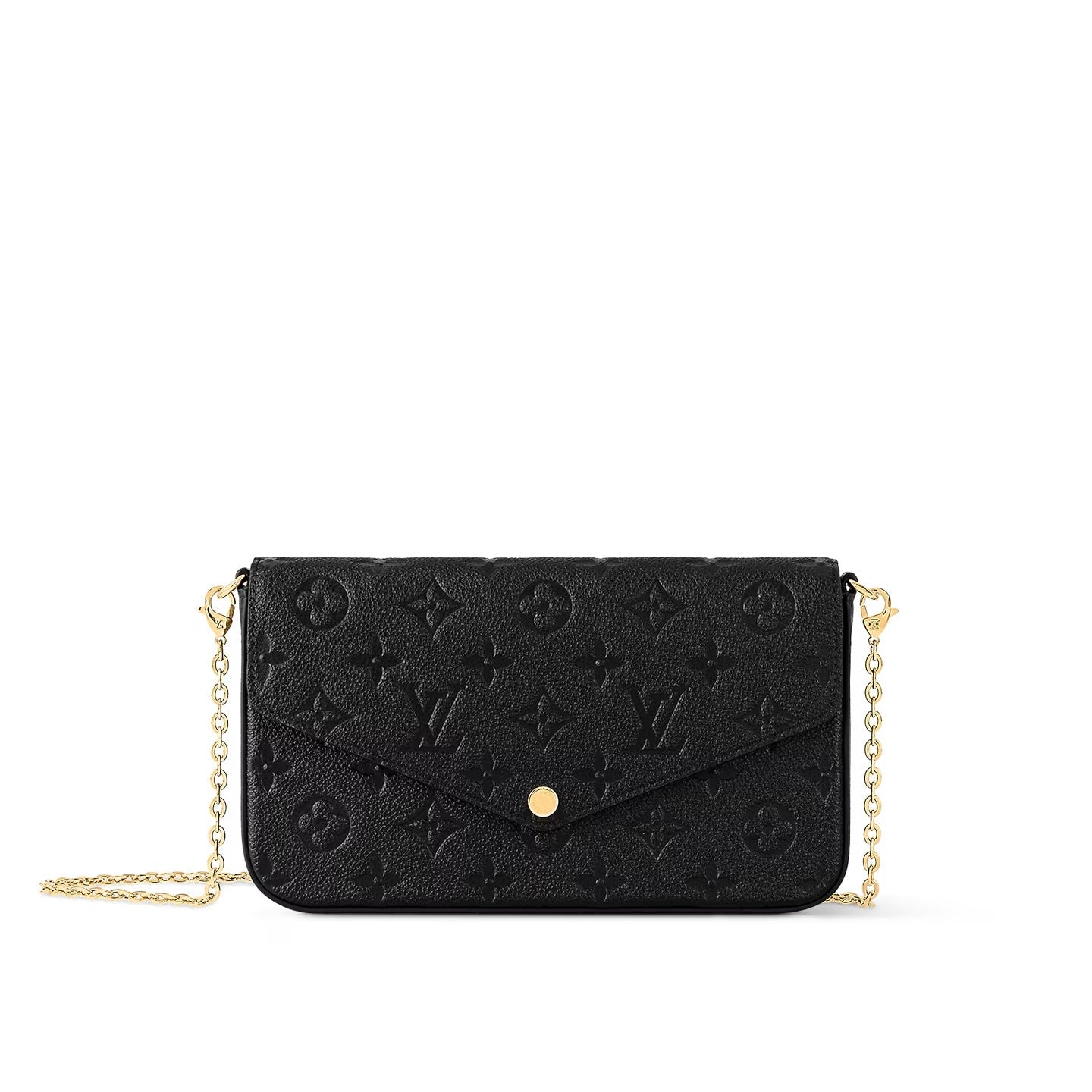 LOUIS VUITTON MONOGRAM EMPREINTE LEATHER FÃLICIE CHAIN BAG