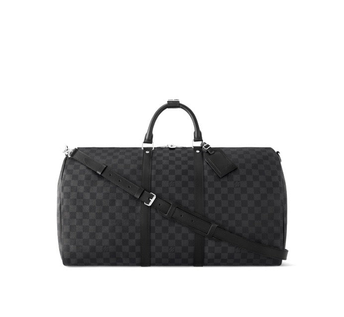 LOUIS VUITTON DAMIER GRAPHITE KEEPALL BANDOULIÃRE 55 BAG