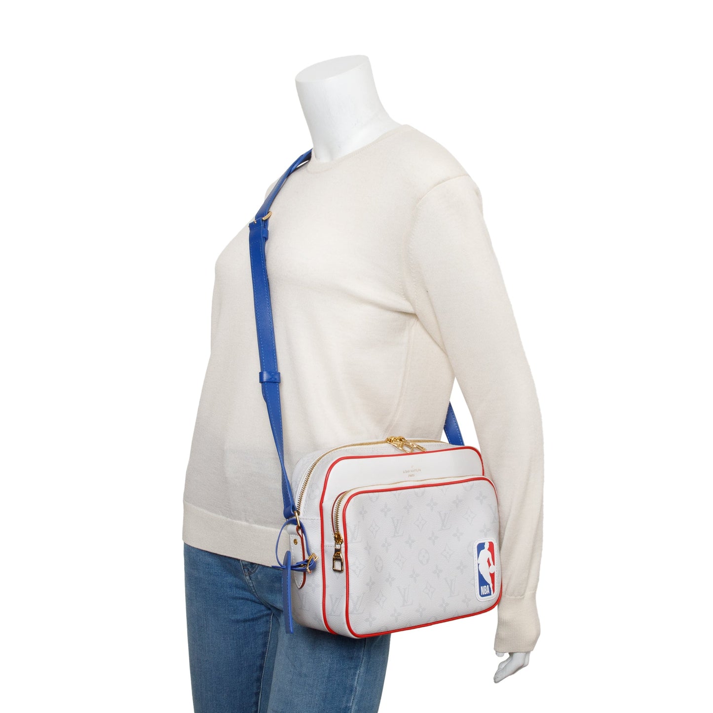 Louis Vuitton x NBA 2021 Antarctica Monogram Nil Messenger Bag PM