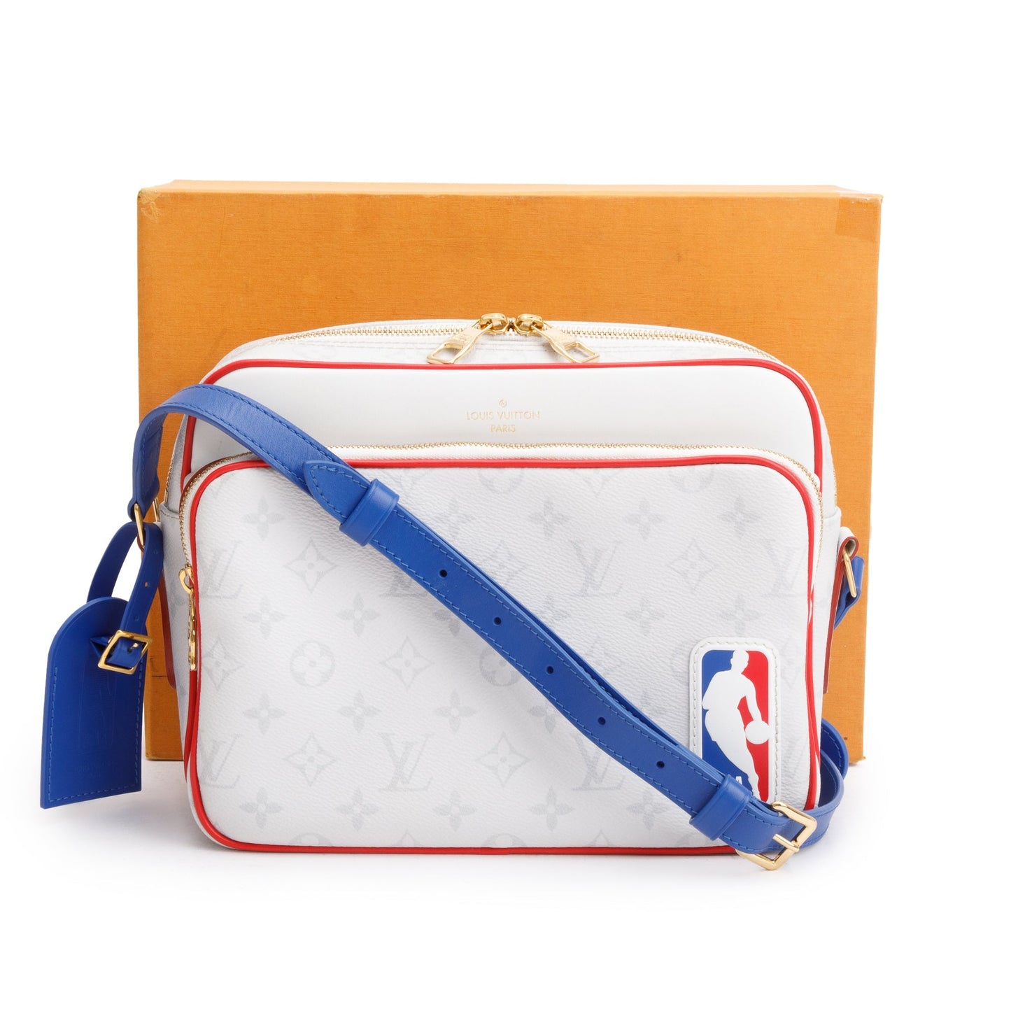 Louis Vuitton x NBA 2021 Antarctica Monogram Nil Messenger Bag PM