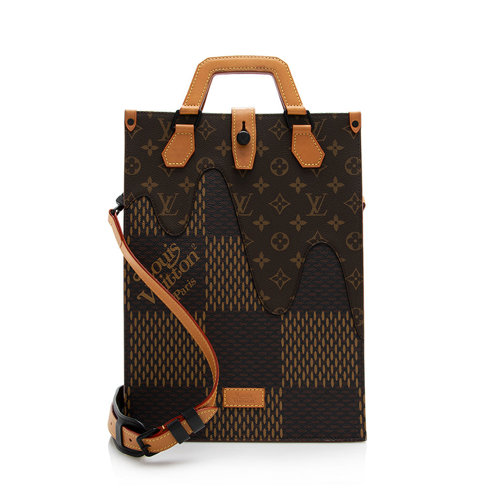 Louis Vuitton x NIGO Giant Damier Ebene Monogram Canvas Mini Tote (SHF-21070)