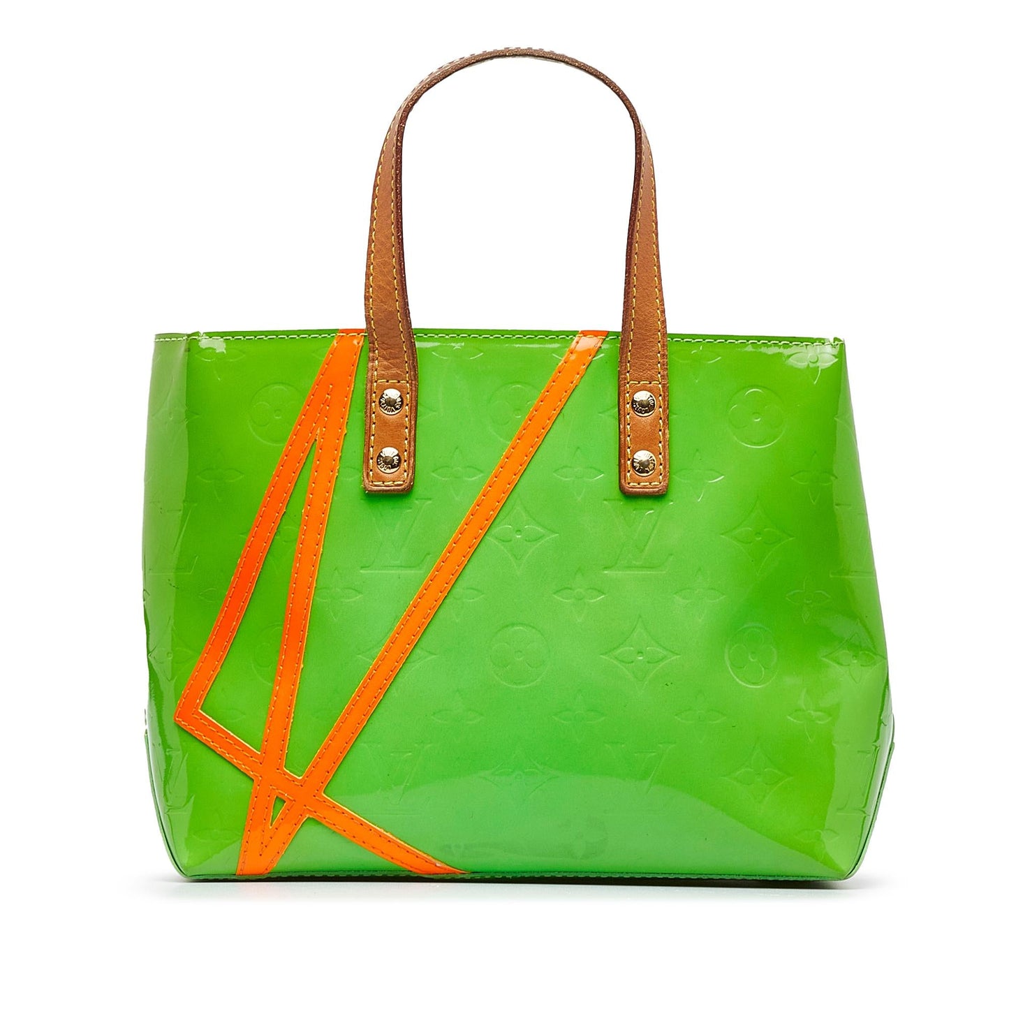 Louis Vuitton x Robert Wilson Monogram Vernis Fluo Reade PM (SHG-OK9ng3)
