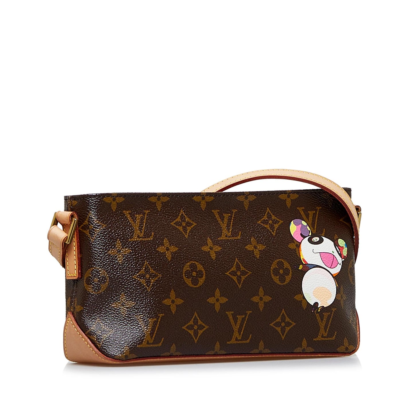 Louis Vuitton x Takashi Murakami Monogram Panda Trotteur (SHG-3XlZUN)
