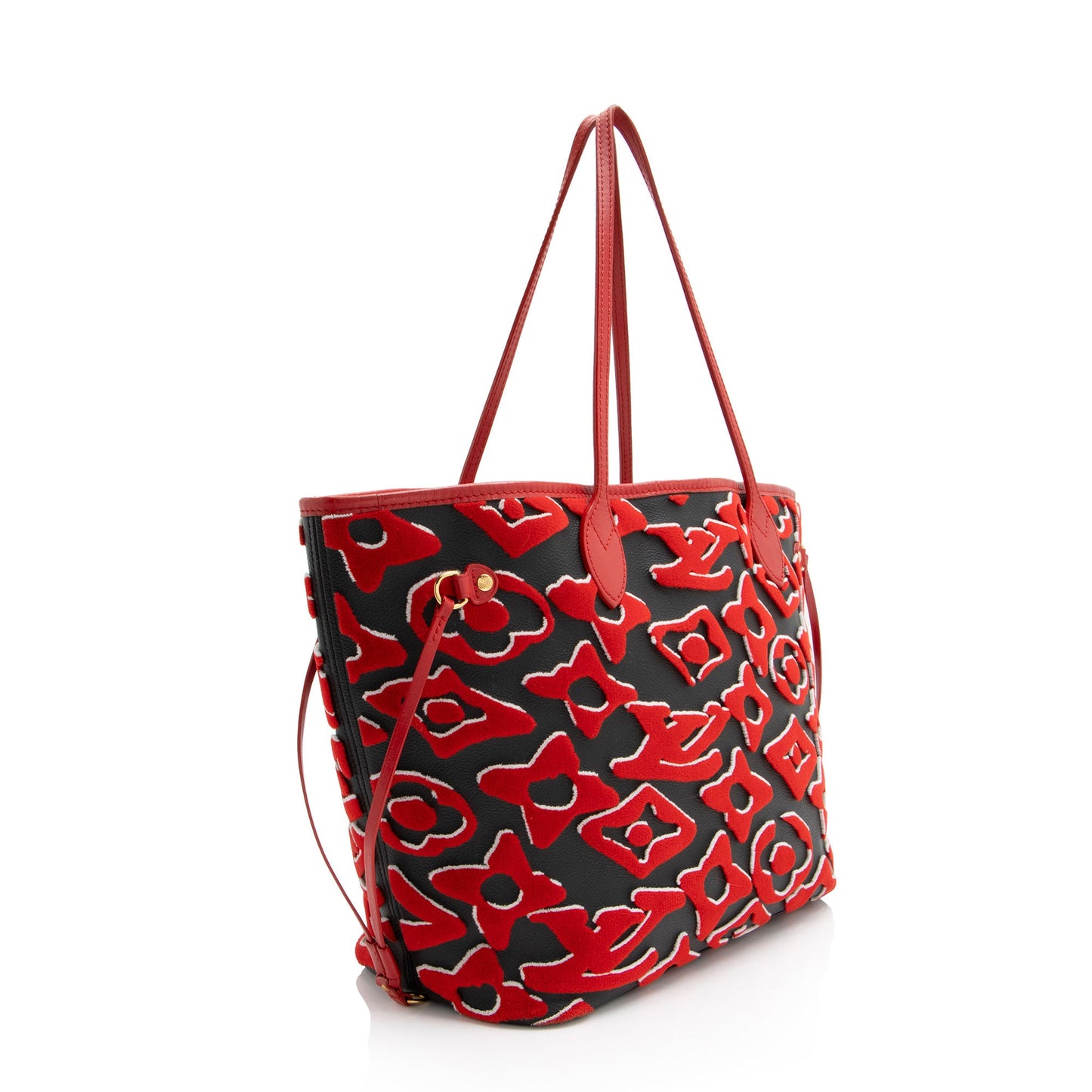 Louis Vuitton x Urs Fischer Tufted Monogram Canvas Neverfull MM Tote (SHF-h6jsA0)
