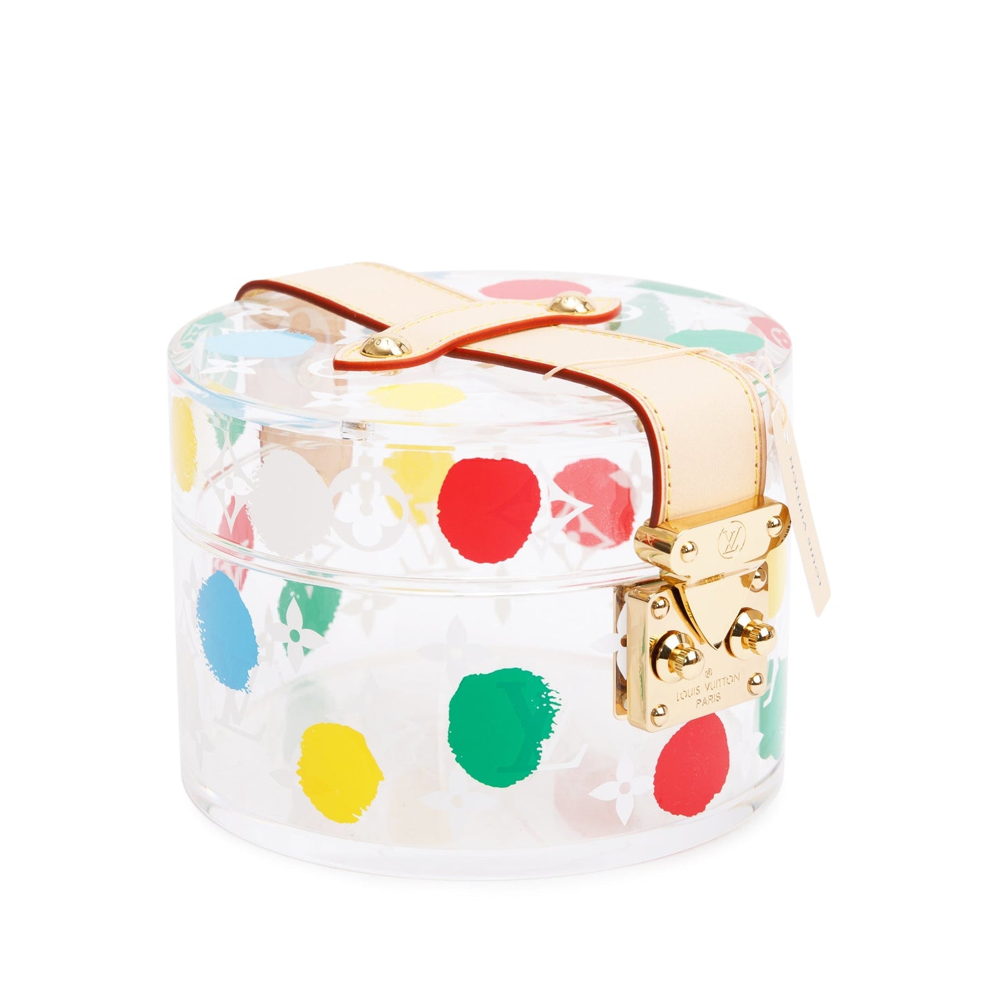 Louis Vuitton x Yayoi Kusama 2022 Transparent Plexiglass Scott Box
