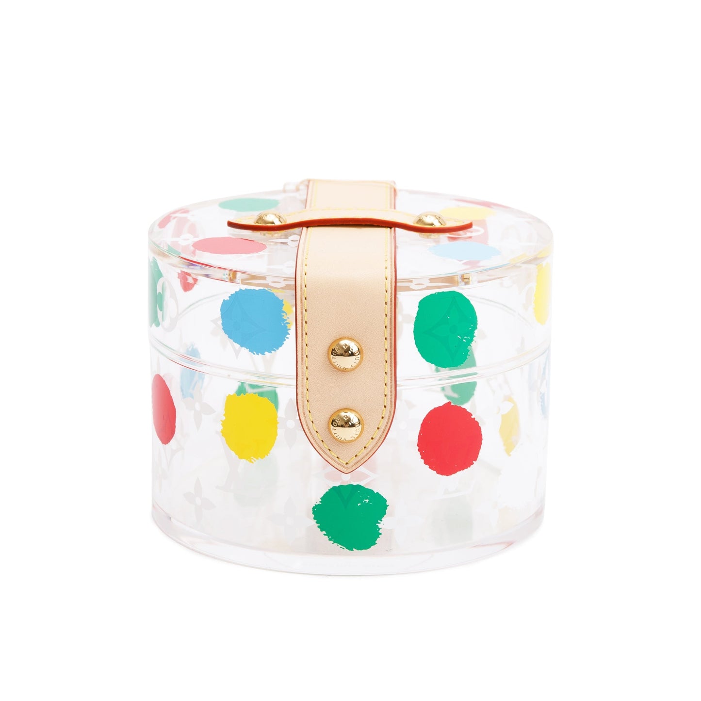 Louis Vuitton x Yayoi Kusama 2022 Transparent Plexiglass Scott Box