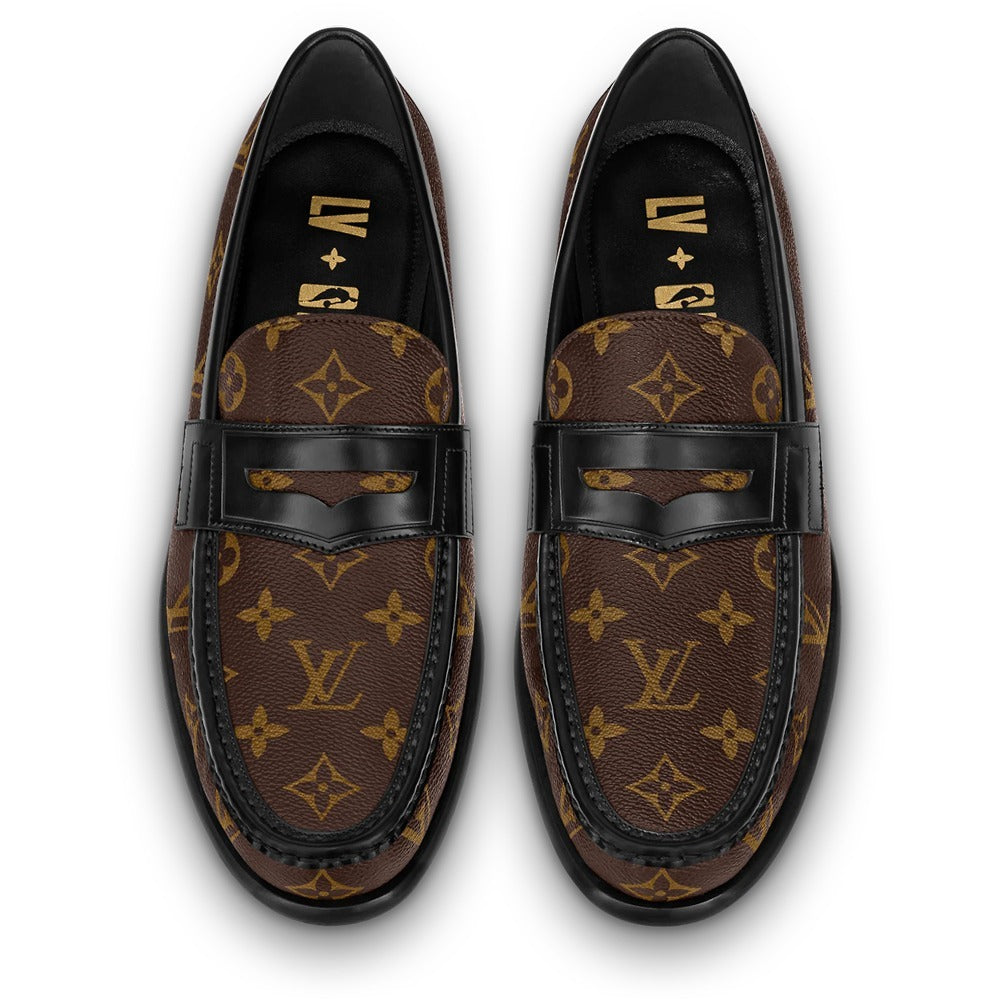 LOUIS VUITTON X NBA MONOGRAM LOAFERS