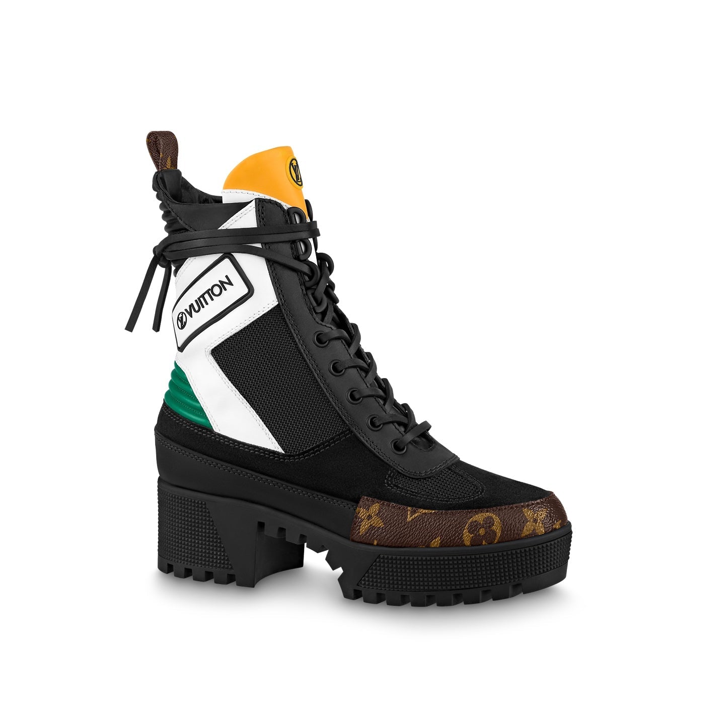 LOUIS VUITTON PLATFORM LAURETTE DESERT BOOTS