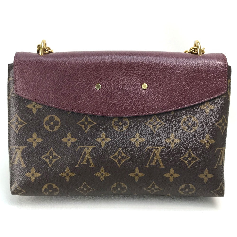 LOUIS VUITTON Shoulder Bag M43715 Monogram canvas, leather Brown Monogram Sun Praseed Women