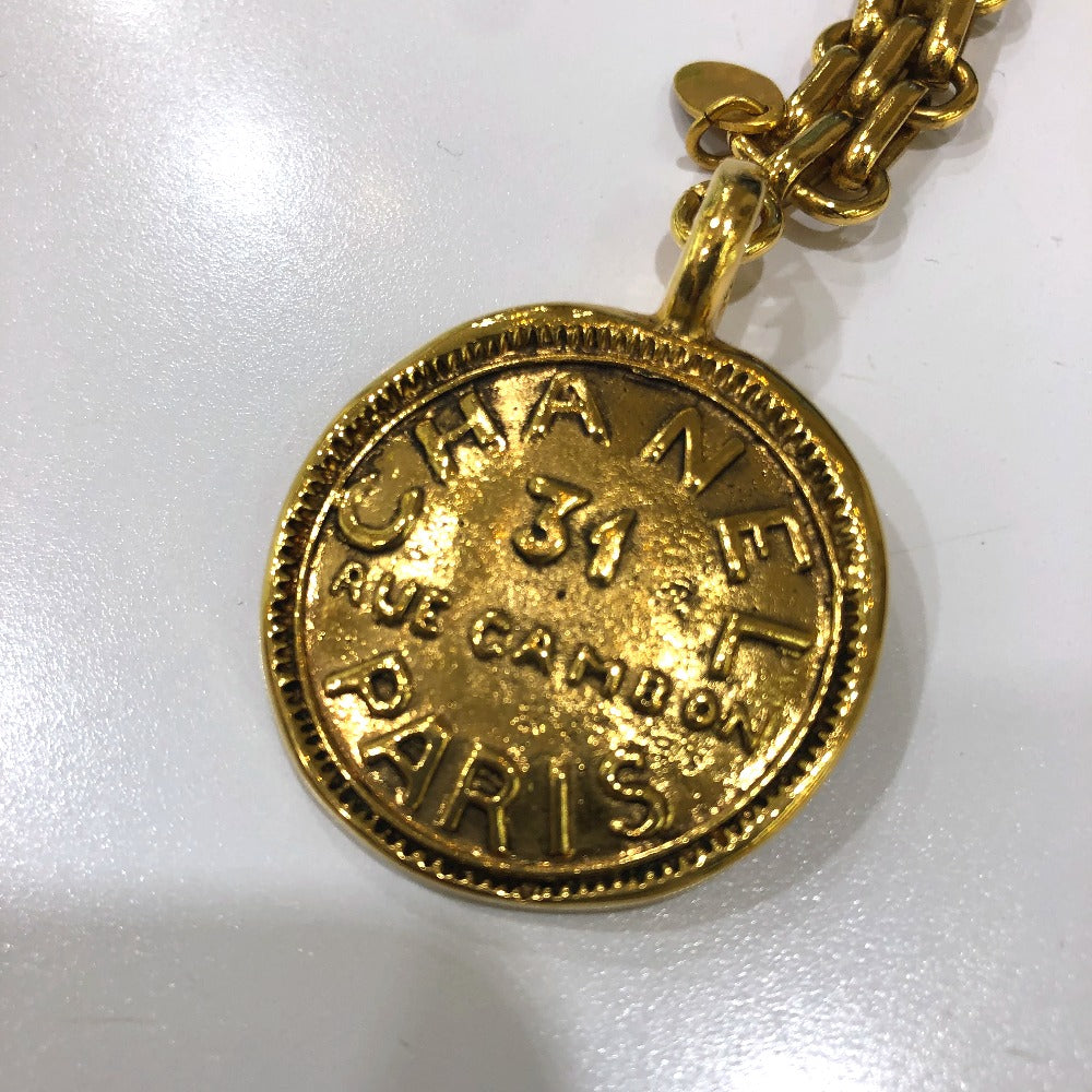 CHANEL key ring Gold Plated gold 31 vintage RUE CAMBON Women