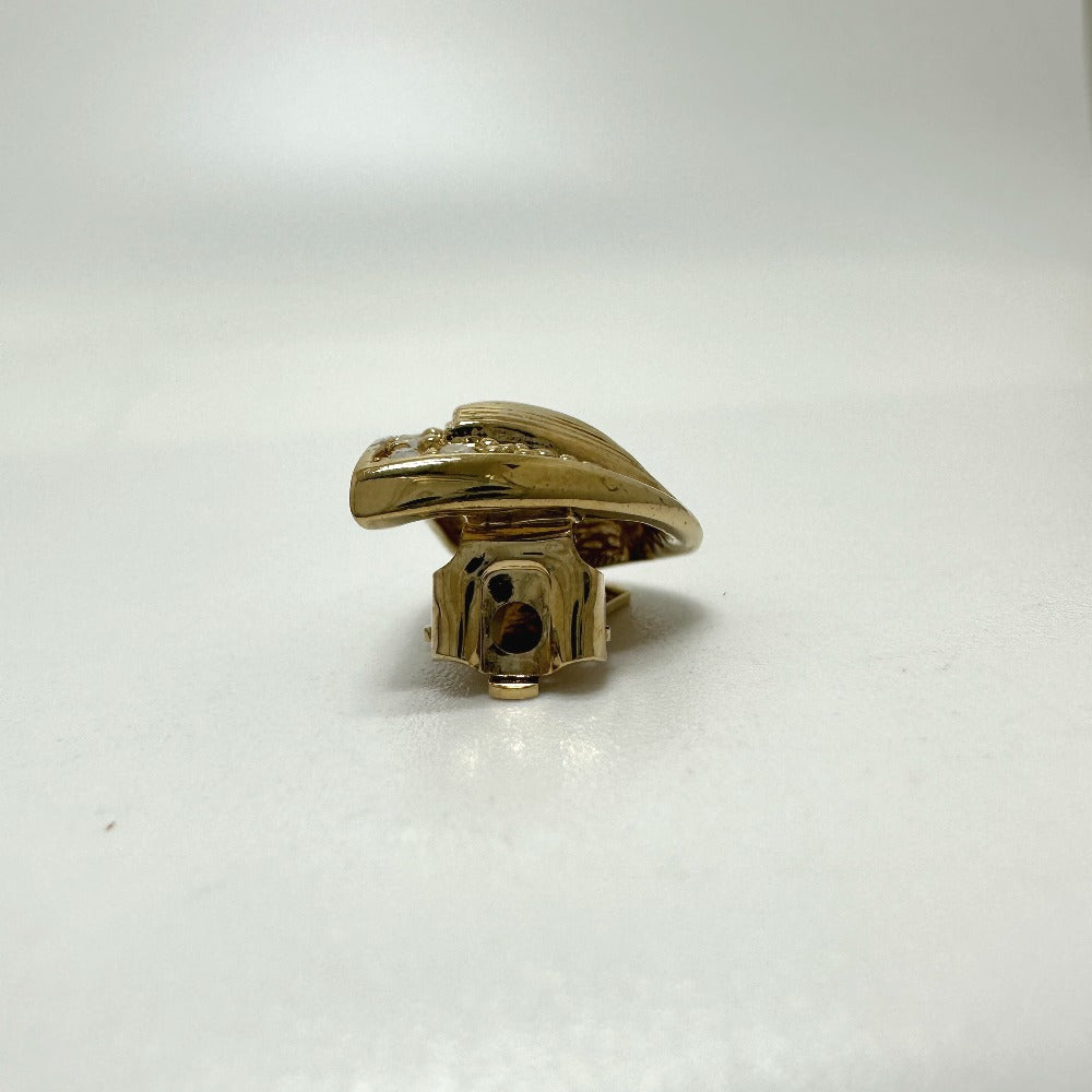 Dior Earring Gold Plated gold Rhinestone Women