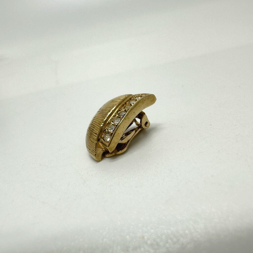 Dior Earring Gold Plated gold Rhinestone Women