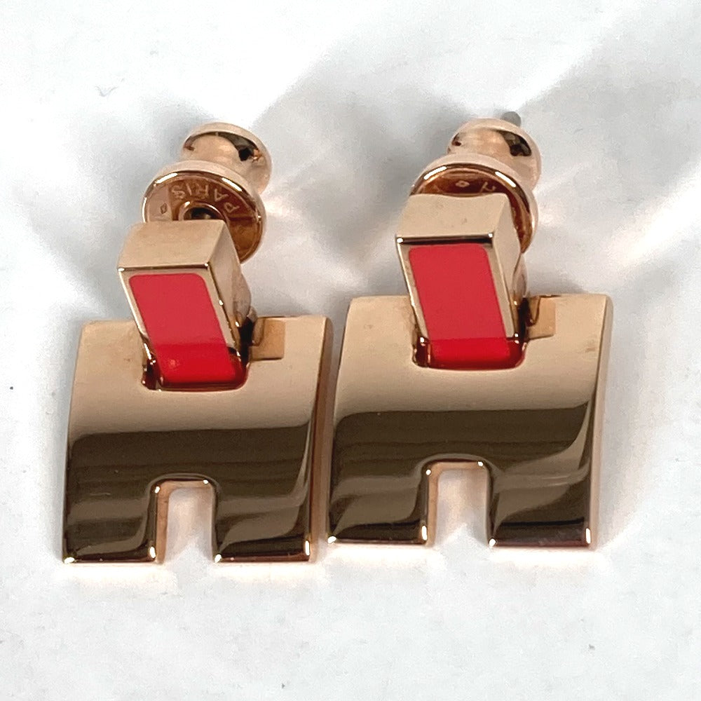 HERMES Pierce metal pink Eileen Women