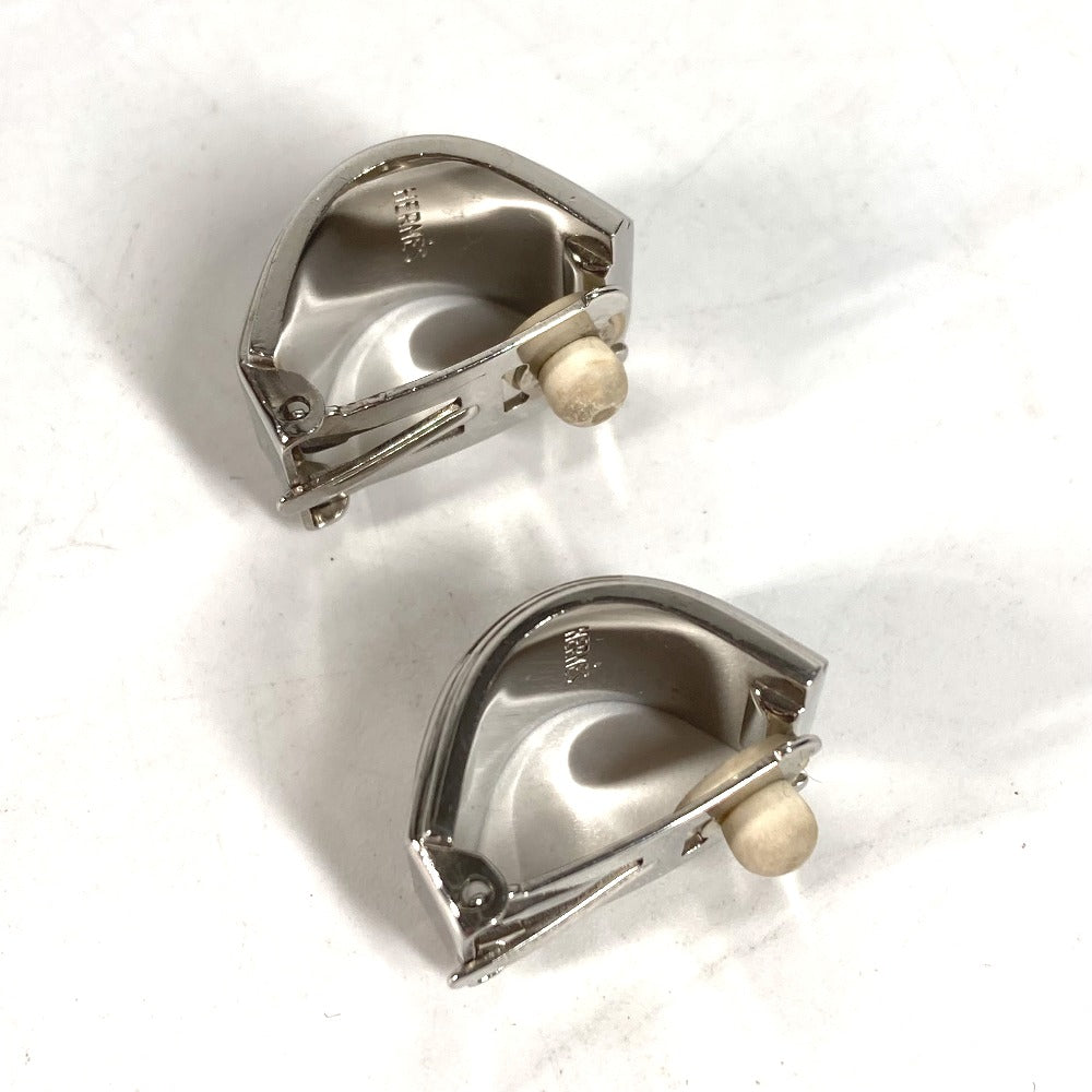 HERMES Earring metal Silver Emile Women