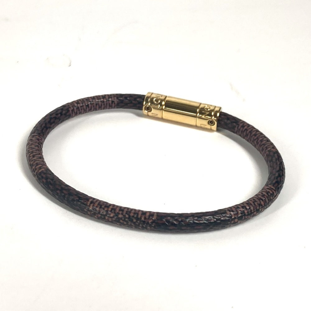 LOUIS VUITTON bracelet M6139F Damier canvas Brown Damier Brasserie Keep It