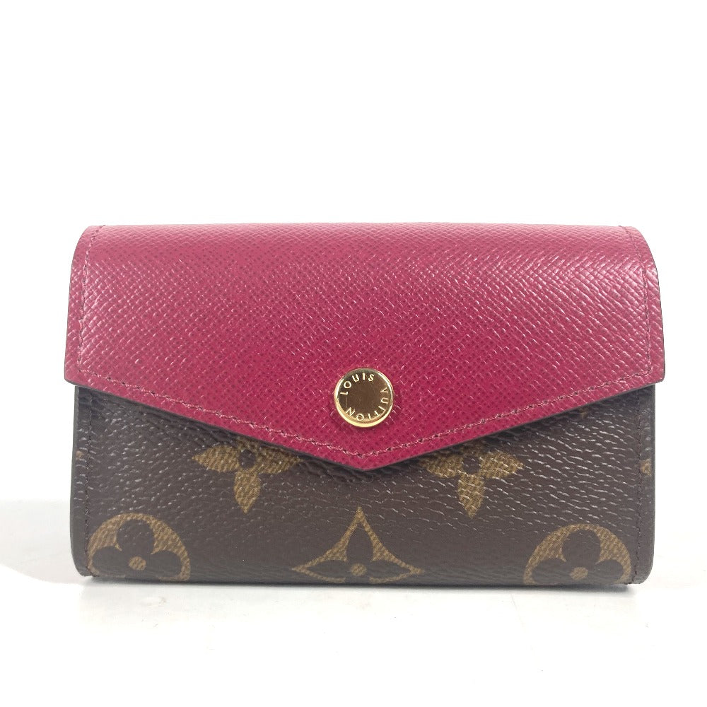 LOUIS VUITTON Card Case M61273 Monogram canvas Red Monogram Multicult Sarah Women