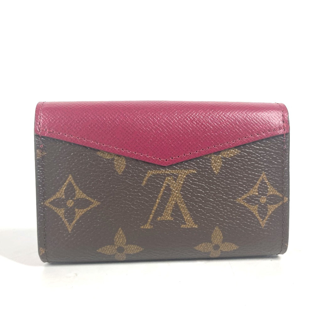 LOUIS VUITTON Card Case M61273 Monogram canvas Red Monogram Multicult Sarah Women