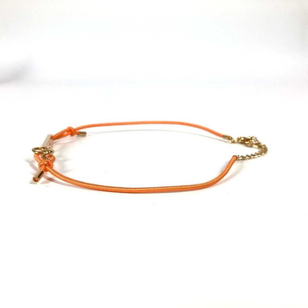 Dior Necklace Metal, Rubber Orange With logo choker Women