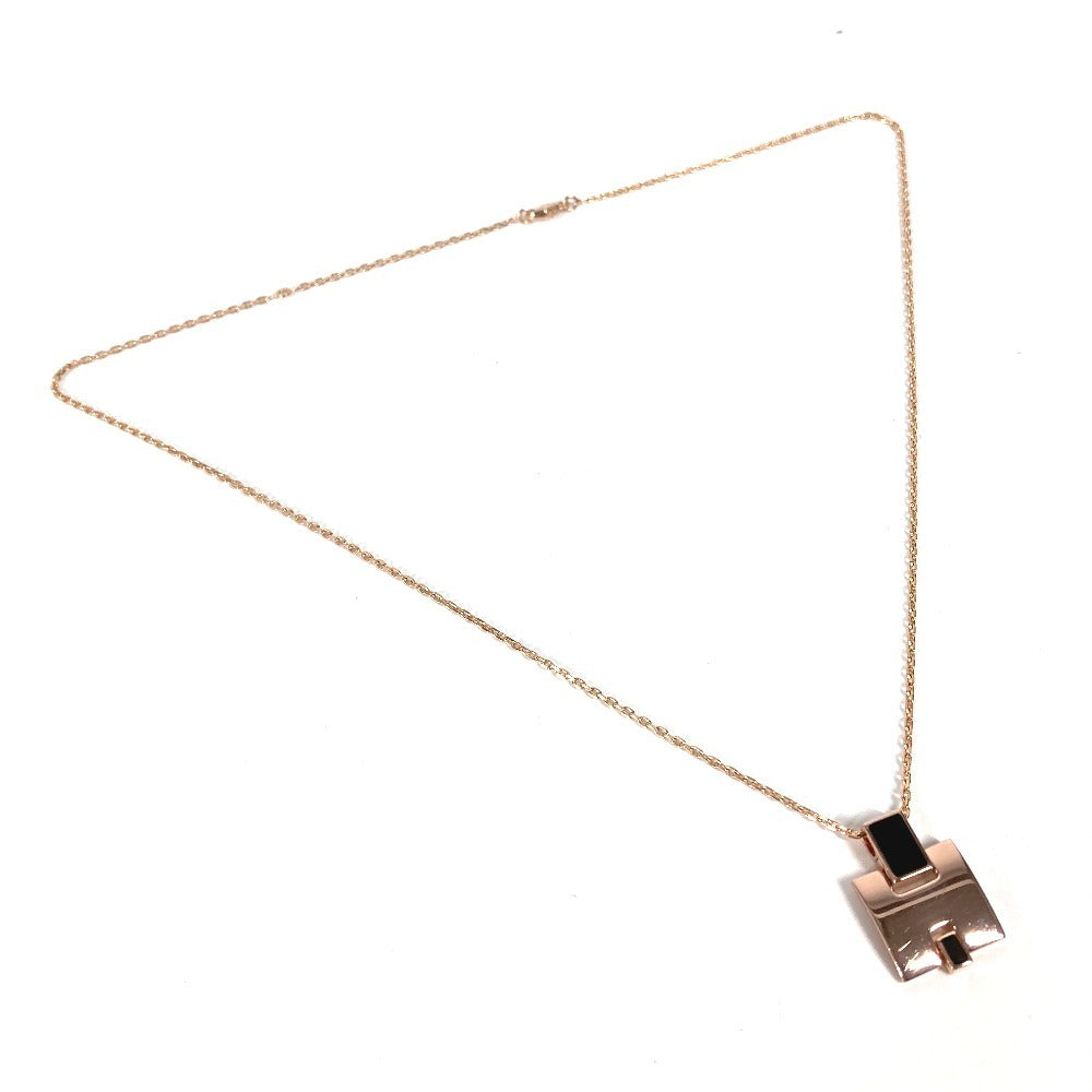 HERMES Necklace metal black Accessories Eileen Women