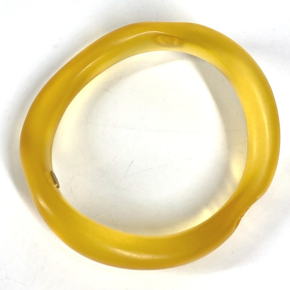 CHANEL Bangle Resin yellow 96C CC logo COCO Mark Women