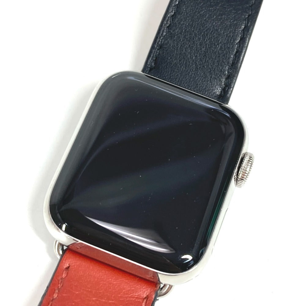 HERMES Watches WR-50M leather black GPS + Cellular Model Series 5 Apple Watch Series 5 1.6" Apple Watch black dial