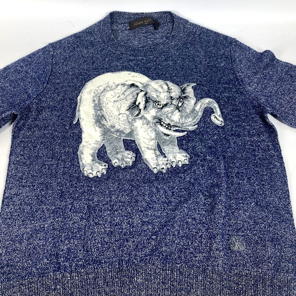 LOUIS VUITTON sweater Linen, Wool Navy apparel Chapman Brothers mens S