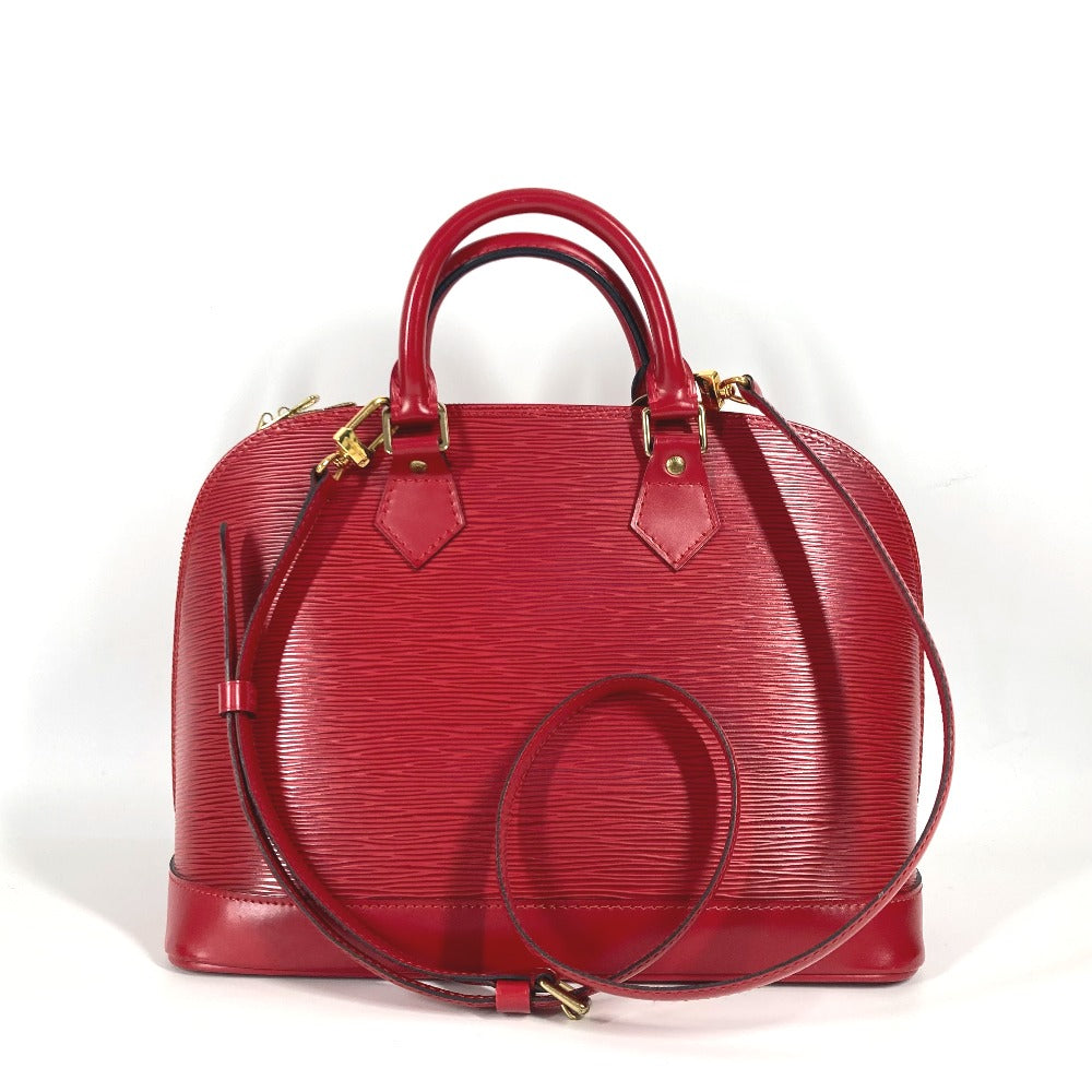 LOUIS VUITTON Handbag M52147 Epi Leather Red Epi Alma Women