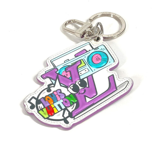 LOUIS VUITTON key ring MP3456 leather multicolor Keychain monogram comics Women