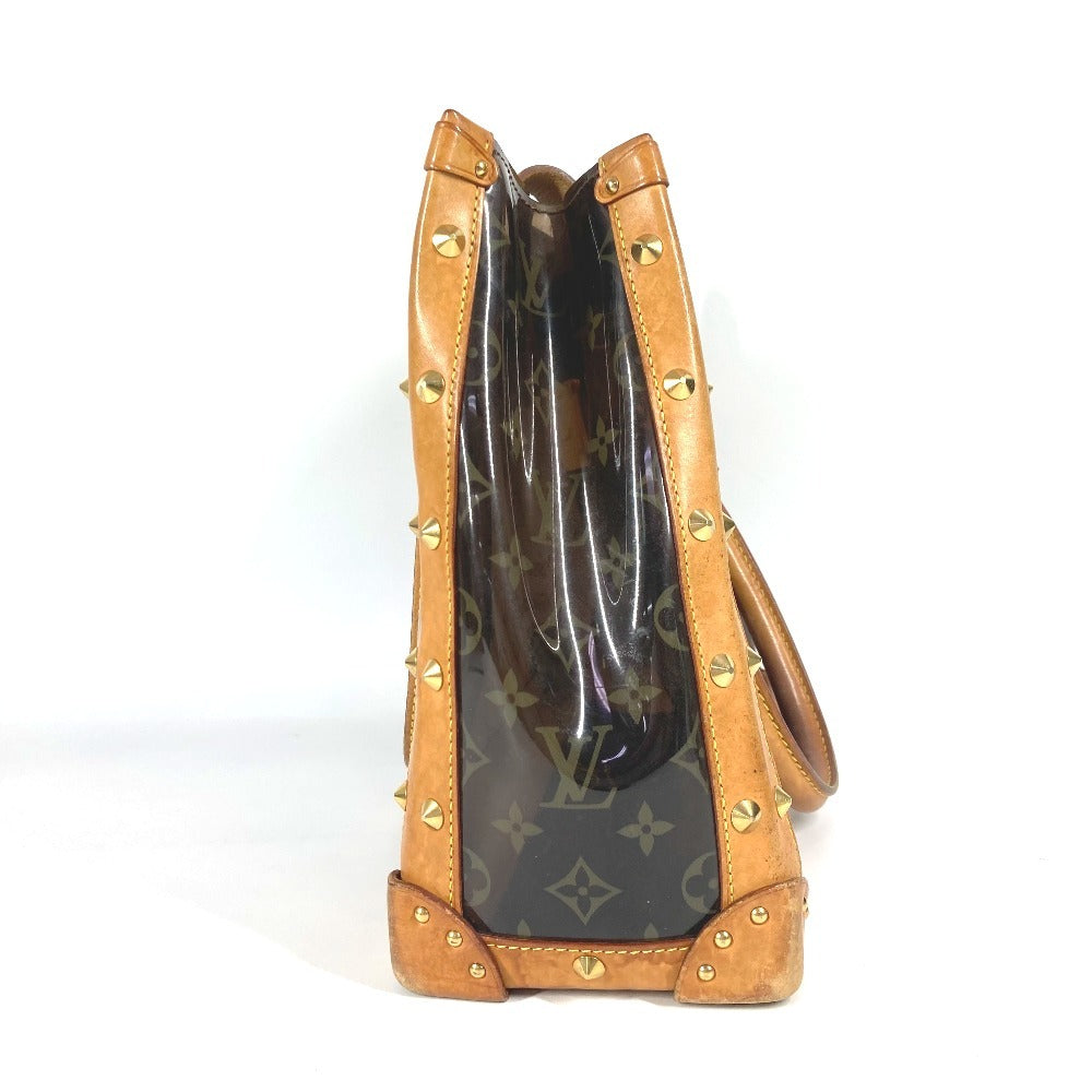 LOUIS VUITTON Shoulder Bag M92504 Plastics Brown Monogram Neo Cabas Ambre MM Women